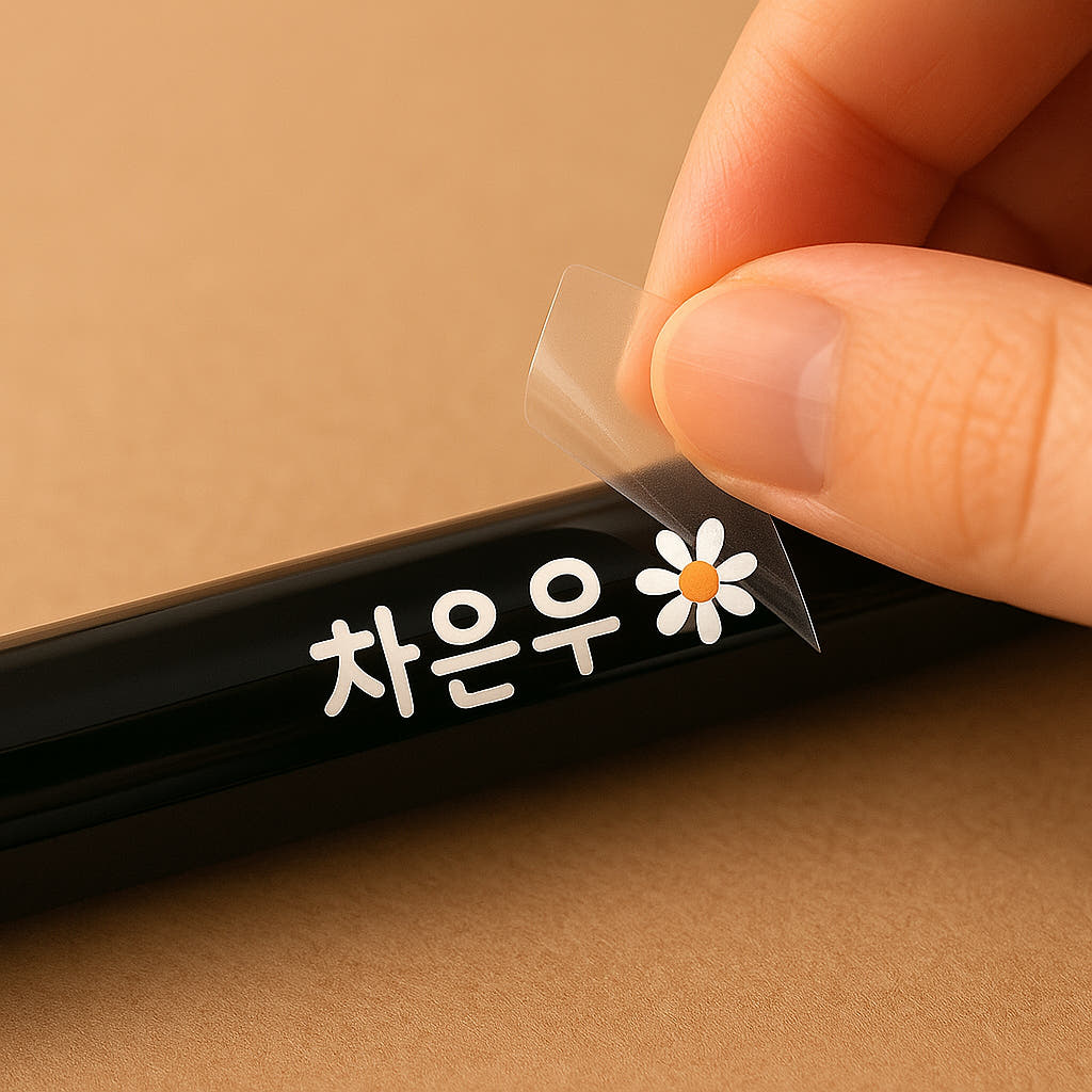 배경없는 네임스티커